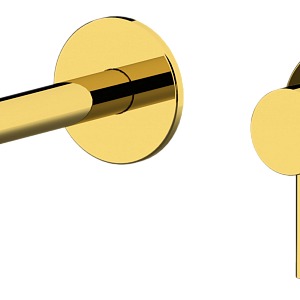 Remer X Style Смеситель для раковины, излив 15,8 см, с внутренней частью, цвет: oro lucido X15PDO
