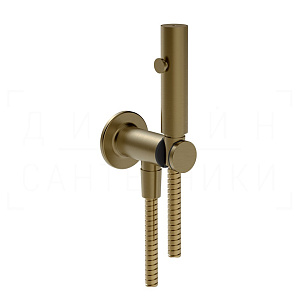 Gessi Inciso Гидроершик без смесителя, шланг 125 см, цвет: deep bronze brushed PVD 58151#791