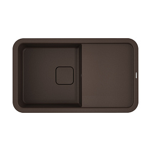 Omoikiri Tasogare 86-DC Кухонная мойка Artgranit 86x51 см, цвет: темный шоколад 4993468