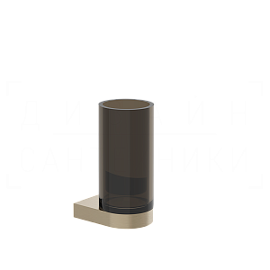 Gessi Perle Стакан подвесной, стеклянный, цвет: finox brushed nickel 74816#149