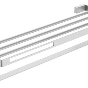Boheme Q Полка для полотенец 60x23 см, подвесная, цвет: matt white 10947-MW