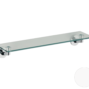 Remer Guest Полка стеклянная 53 см, цвет: bianco opaco GS20BO