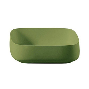 ArtCeram Cognac Раковина чаша 55x35x15,5h см, без перелива, покрытие Saniglaze, цвет: green salvia COL008 44 34