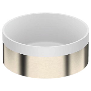Remer Раковина чаша d37x14,5h см, без прелива, цвет: inox spazzolato SSRB902