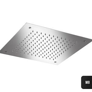 Almar Square 380 Потолочный душ 38х38 см, встраиваемый, 1 режим, цвет: matt black E044046.MB