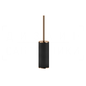 Gessi Inciso Ершик для унитаза напольный, с кермической колбой Neolite, цвет: black/copper PVD 58544#030