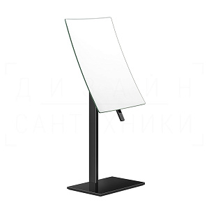Gessi Inverso/Rettangolo Косметическое зеркало настольное, 2-х увеличение, цвет: black metal PVD 20988#706