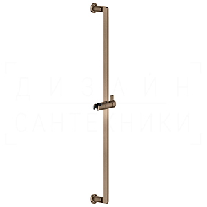 Gessi Inciso Душевая штанга 84,1 см, с держателем для лейки, цвет: coffee bronze brushed PVD 58144#761
