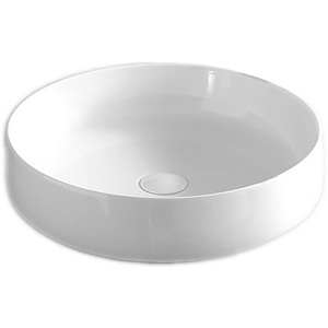 ArtCeram Cognac Раковина чаша d48x12,5h см, без перелива, покрытие Saniglaze, цвет: glossy white COL002 01 00