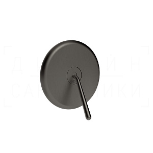 Gessi Goссia Смеситель для душа встраив., на 1 потреб., внешняя часть, цвет: black metal brushed PVD 33744#707
