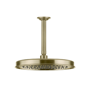 Gessi Venti20 Верхний душ d32,8 см, 1 вид струи, кронштейн потол. 29,3 см, цвет: brushed brass PVD 65153#727