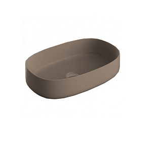 ArtCeram Cognac Раковина чаша 55x35x14,5h см, без перелива, покрытие Saniglaze, цвет: brown matera COL003 41 34