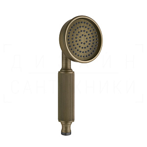 Gessi Venti20 Ручной душ с 1 видом струи, цвет: antique brass 65154#713