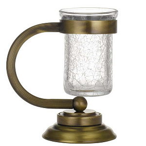 Boheme Murano Стакан настольный, стеклянный полупрозрачный, цвет: bronze 10911-BR