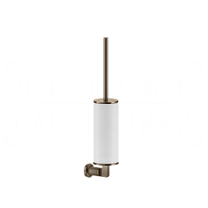 Gessi Inciso Ершик для унитаза подвесной, колба Neolite, цвет: white/coffee bronze brushed PVD 58519#761
