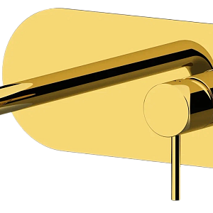 Remer X Style Смеситель для раковины, излив 16,3 см, с внутренней частью, цвет: oro lucido X15DO