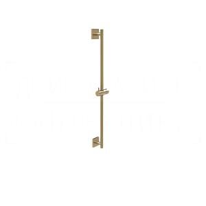Gessi Rilievo Душевая штанга 86 см, с держателем для лейки, цвет: warm bronze brushed PVD 59244#726