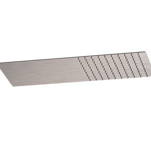 Remer Верхний душ настенный ультратонкий 22x50 см, 1 режим, цвет: inox spazzolato SS350UFX