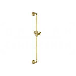 Gessi Venti20 Душевая штанга 86,5 см, с держателем для лейки, цвет: gold brushed 65145#716