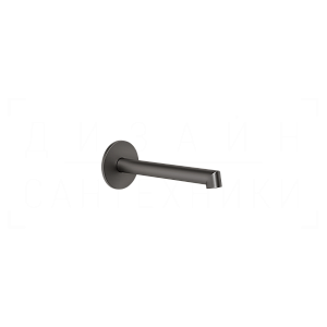Gessi Ingranaggio Излив настенный 16,4 см, фиксированный, цвет: black metal brushed PVD 63403#707