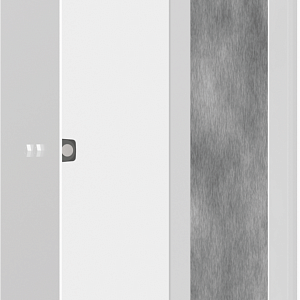 Hansgrohe XtraStoris Rock Полка в нишу встраиваемая 30х14х30h см, с дверью, цвет: матовый белый 56082700