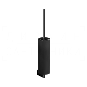 Gessi Origini Ершик для унитаза подвесной, с кермической колбой Neolite, цвет: black/black metal PVD 66420#706