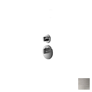 Almar High Flow Round Термостат для душа, внешняя часть на 1 потребителя, цвет: nickel brushed E180031.NB