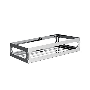 Gessi Rilievo Полка металлическая 30 см, подвесная, цвет: chrome 59549#031