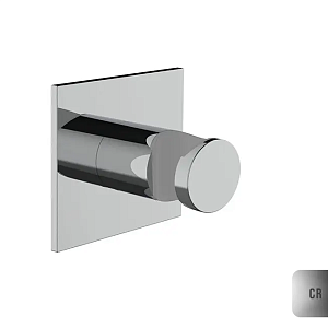 Almar Square Держатель душевой лейки на стену из латуни, цвет: chrome E120013.CR