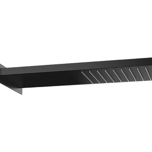 Remer Верхний душ настенный 20x50 см, 1 режим, цвет: nero opaco 350SSNOX