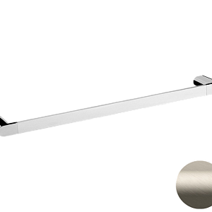 Remer Lounge Полотенцедержатель 60 см, подвесной, латунь, цвет: visual inox LN30XV