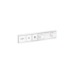 Hansgrohe RainSelect Термостат для душа встраиваемый на 2 потребителя, цвет: матовый белый 15380700