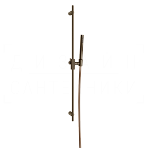 Gessi Inverso Душевой гарнитур: ручной душ, штанга, шланг 150 см, цвет: coffee bronze brushed PVD 63584#761