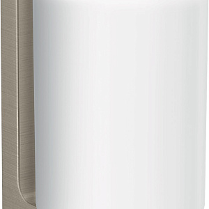 Axor Universal Rectangular Стакан подвесной, стеклянный, цвет: шлифованный никель 42604820