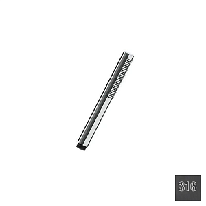 Almar Velvet Ручной душ, 1 режим, цвет: 316 PVD brushed absolute black E082126.AB316