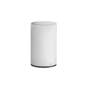 Gessi 316 Accessories Стакан для зубных щеток настольный, керамический, цвет:brushed black metal PVD 54731#707