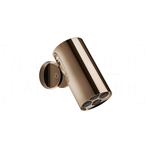 Gessi Spotwater Верхний душ d7,9 см, настенный, 1 вид струи многоструйный, цвет: copper PVD 57261#030