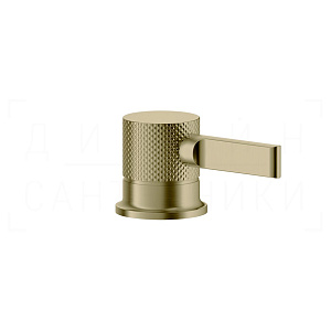 Gessi Inciso Смеситель для раковины, без излива и донного клапана, цвет: brushed brass PVD 58200#727