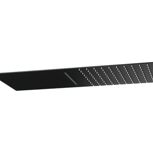 Remer Верхний душ настенный ультратонкий 22x50 см, 2 режима, цвет: nero opaco 350UFCANOX