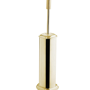 Boheme Royal Cristal Ершик для унитаза напольный с латунной колбой, цвет: gold 10928-G-B