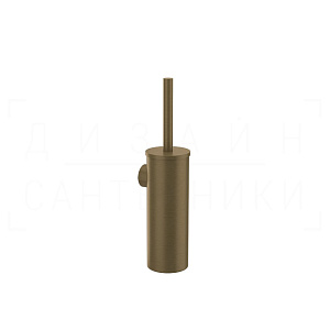 Gessi Rilievo Ершик для унитаза подвесной, с латунной колбой, цвет: antique brass 59519#713