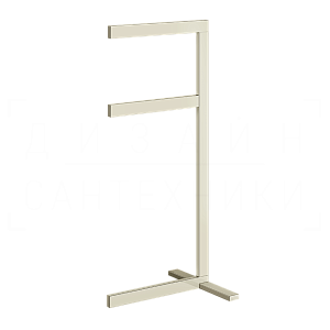 Gessi Inverso/Rettangolo Стойка напольная с двойным полотенцедержателем, цвет: nickel PVD 20939#720