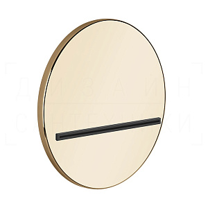 Gessi Venti20 Излив настенный каскадный, цвет: warm bronze PVD 65295#735