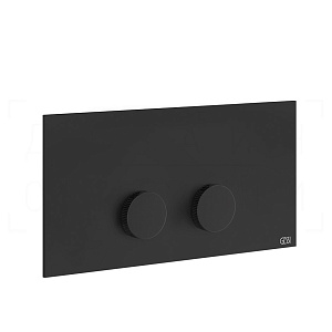 Gessi Ingranaggio Кнопка смыва для инсталляции Viega, 2 режима, латунь, цвет: matte black 54645#299