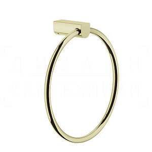 Gessi Rilievo Полотенцедержатель кольцевой d22,2 см, подвесной, цвет: brass PVD 59509#710