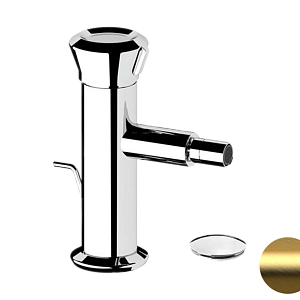 Remer Element Смеситель для биде, с донным клапаном, цвет: oro spazzolato ET20BG