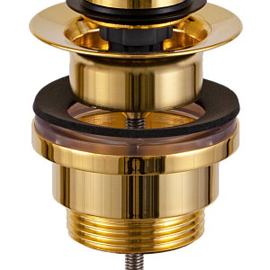 Remer Донный клапан click-clack универсальный, цвет: oro lucido 905CCR114DO