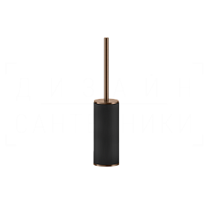 Gessi Inciso Ершик для унитаза напольный, колба Neolite, цвет: black/copper brushed PVD 58544#708