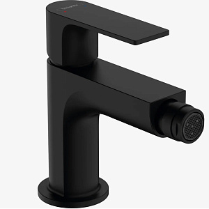 Hansgrohe Rebris E Смеситель для биде однорычажный, с донным клапаном, цвет: черный 72213670