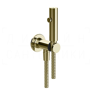 Gessi Inciso Гидроершик без смесителя, шланг 125 см, цвет: brass PVD 58151#710
